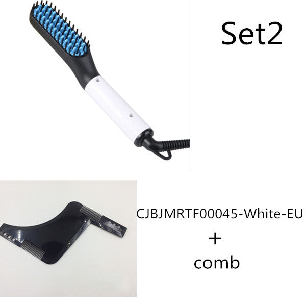 Men's multi-function straight hair comb