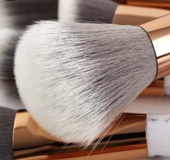 11 sets of marble makeup brush