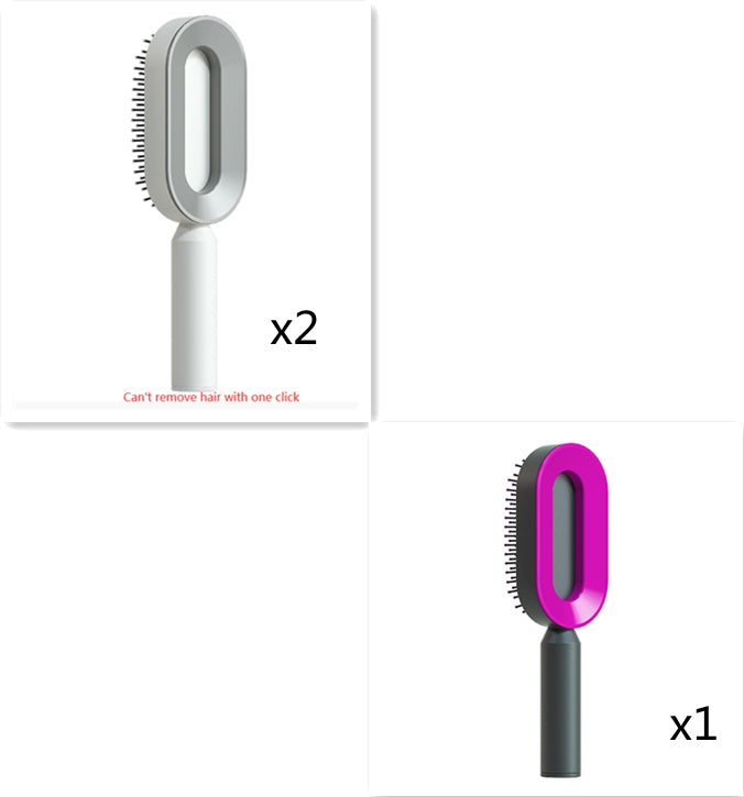 Self Cleaning Hair Brush For Women.