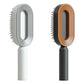 Self Cleaning Hair Brush For Women.