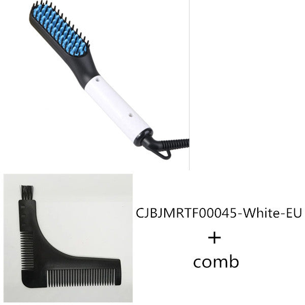 Men's multi-function straight hair comb