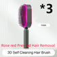 Self Cleaning Hair Brush For Women.