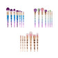 7 makeup brushes, makeup tools, diamond makeup brush foundation brush