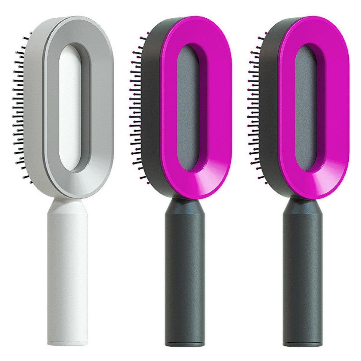 Self Cleaning Hair Brush For Women.