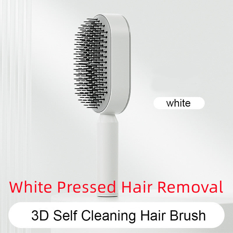 Self Cleaning Hair Brush For Women.