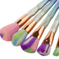 7 makeup brushes, makeup tools, diamond makeup brush foundation brush