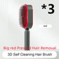 Self Cleaning Hair Brush For Women.