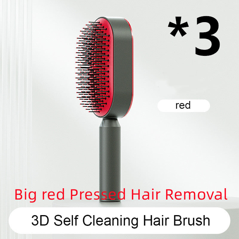 Self Cleaning Hair Brush For Women.