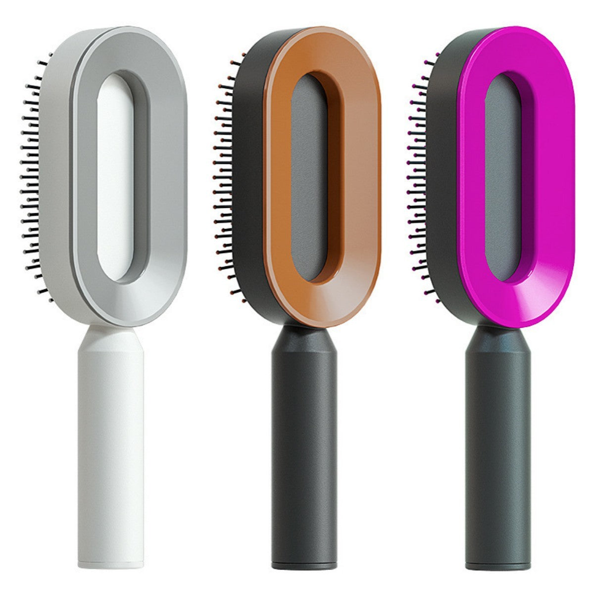 Self Cleaning Hair Brush For Women.