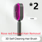 Self Cleaning Hair Brush For Women.