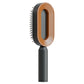 Self Cleaning Hair Brush For Women.