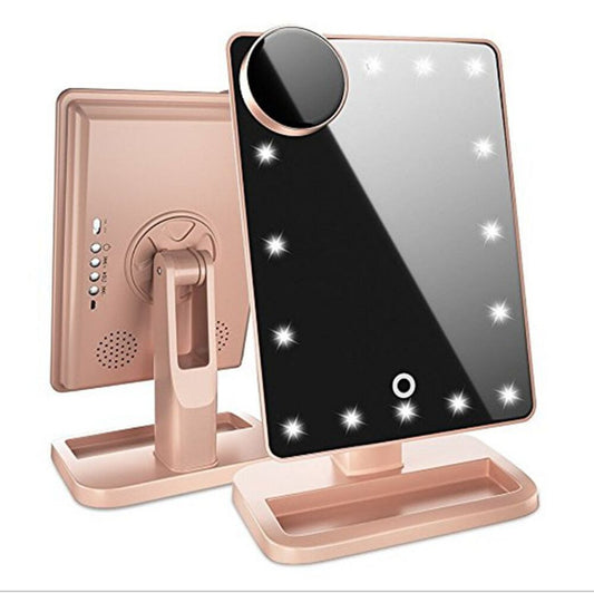 Touch Screen Makeup Mirror With 20 LED