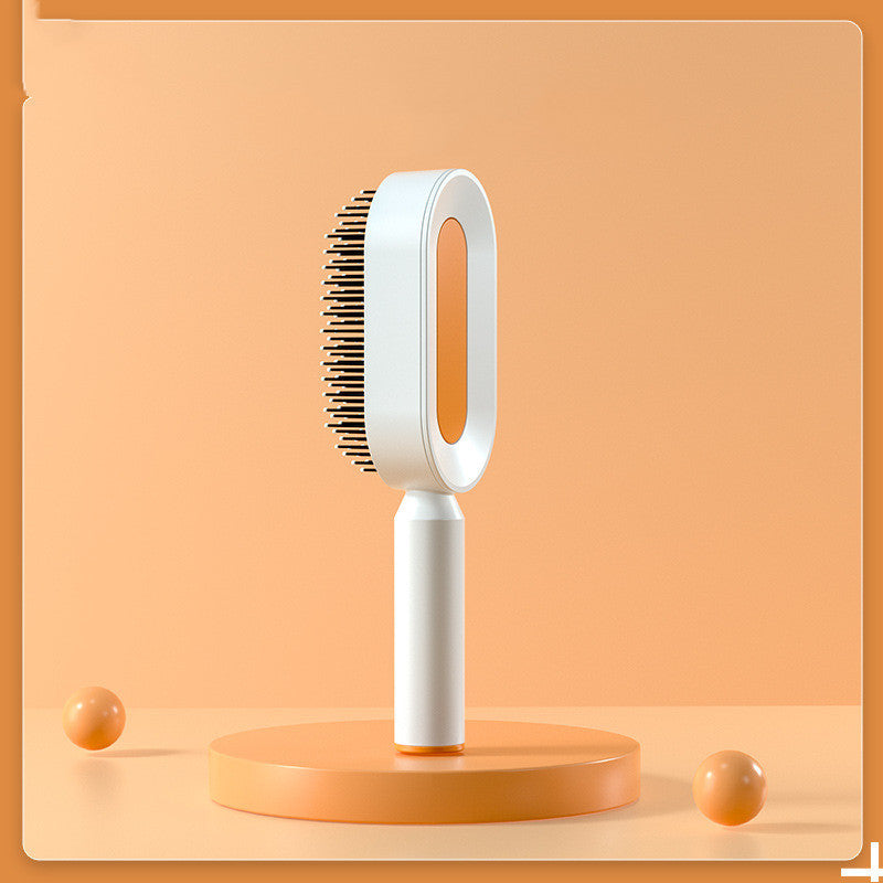 Self Cleaning Hair Brush For Women.