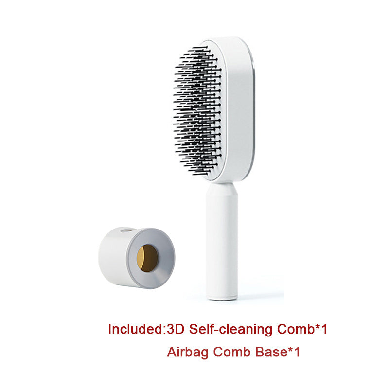 Self Cleaning Hair Brush For Women.