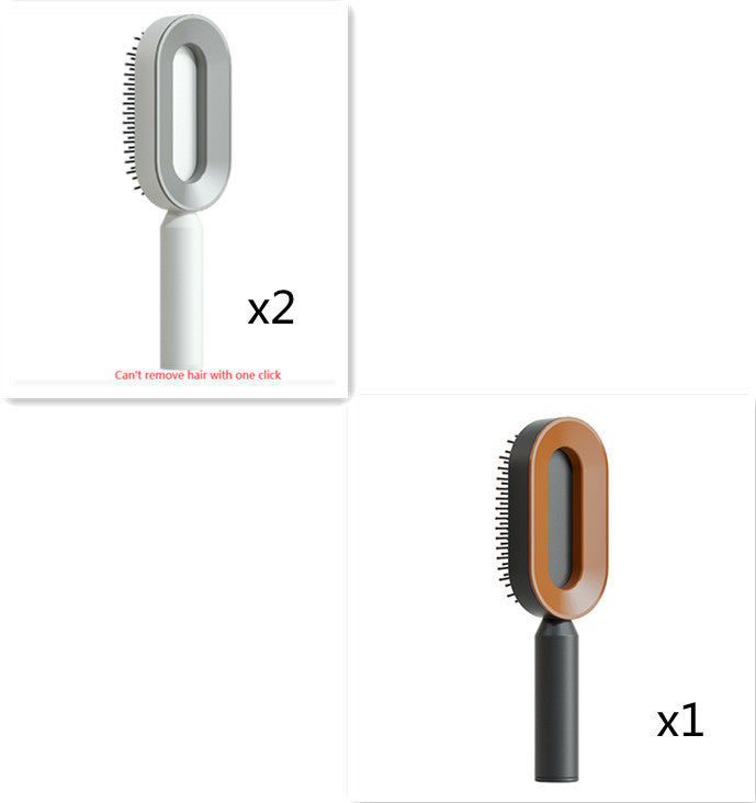 Self Cleaning Hair Brush For Women.