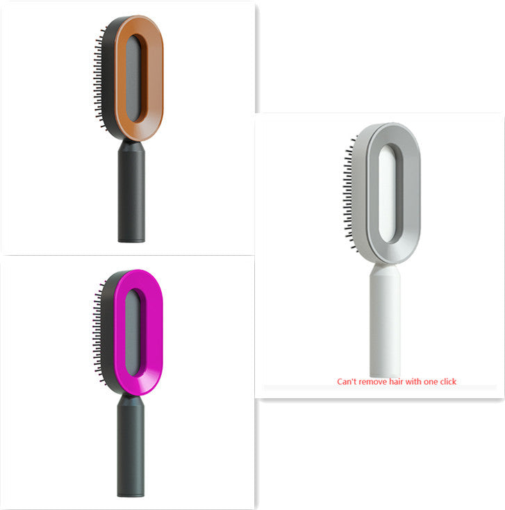 Self Cleaning Hair Brush For Women.