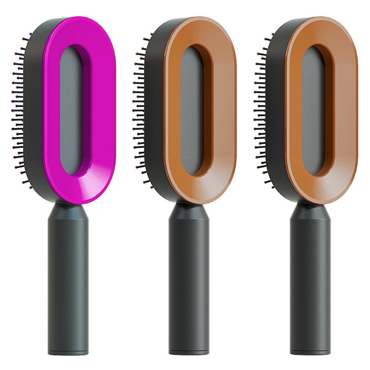 Self Cleaning Hair Brush For Women.