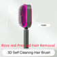 Self Cleaning Hair Brush For Women.