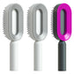 Self Cleaning Hair Brush For Women.