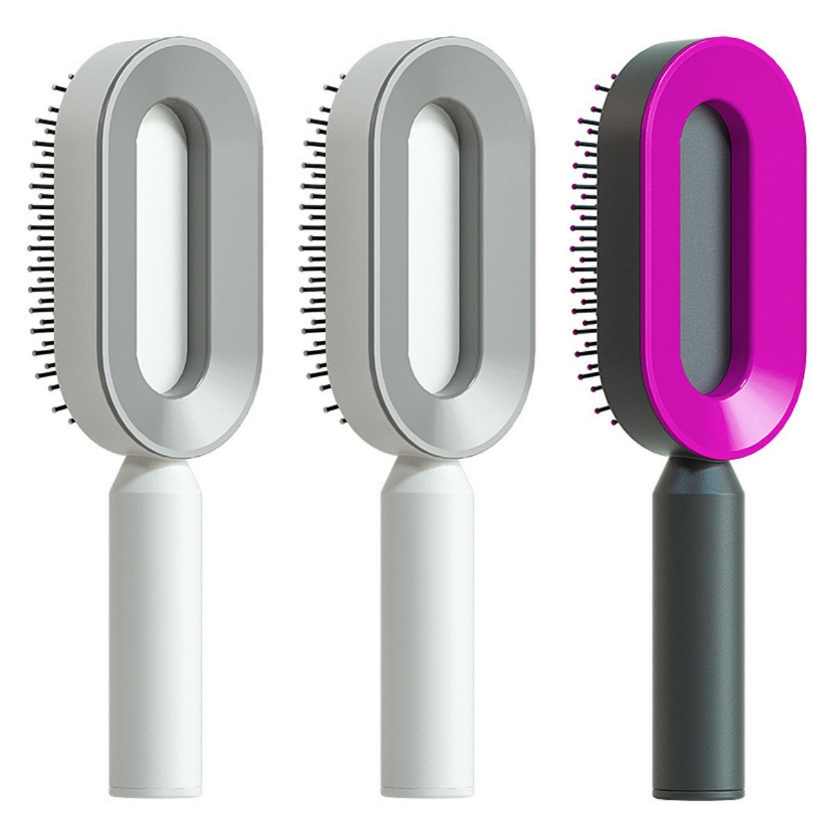 Self Cleaning Hair Brush For Women.