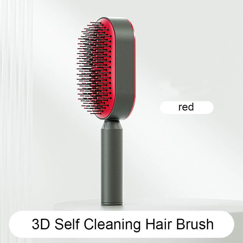 Self Cleaning Hair Brush For Women.