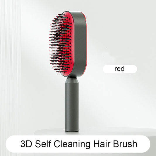 Self Cleaning Hair Brush For Women.