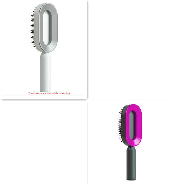 Self Cleaning Hair Brush For Women.